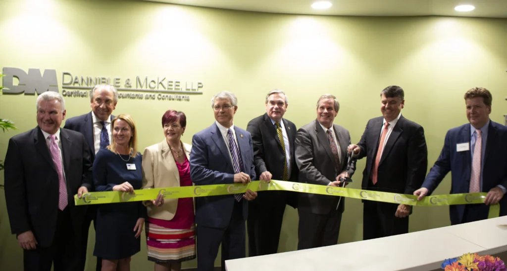 Photo of a ribbon cutting ceremony
