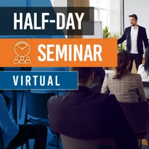 Half Day Virtual Seminar Graphic